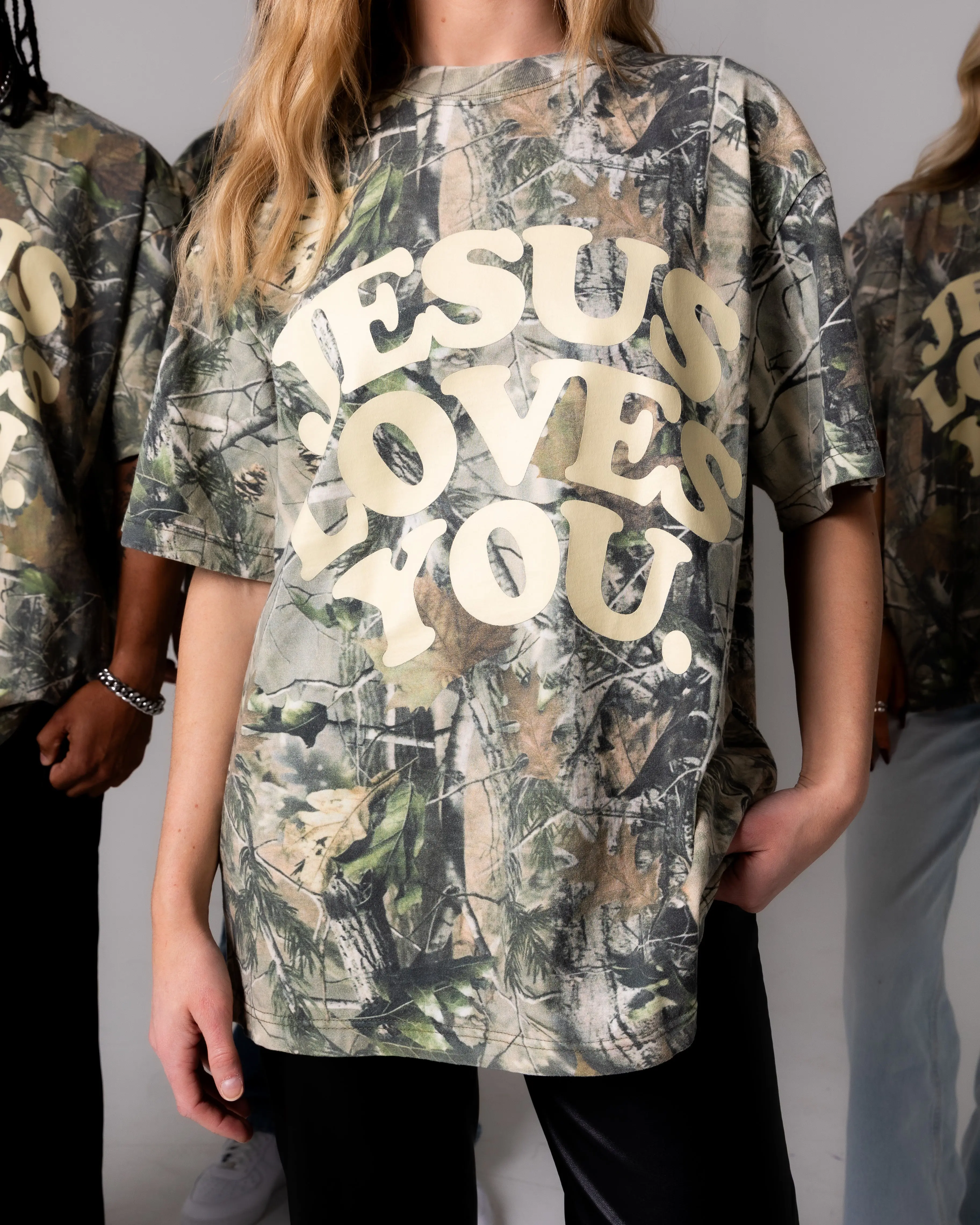 LMTD || Heavyweight Camo Tee || Oversized {Ready To Ship} - Image 3