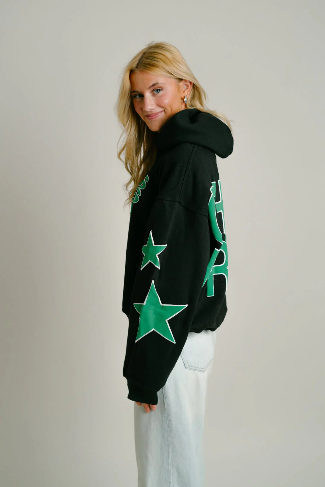 LUX || "Check Front" Hoodie || 32 Oz. || Cropped Fit - Image 3